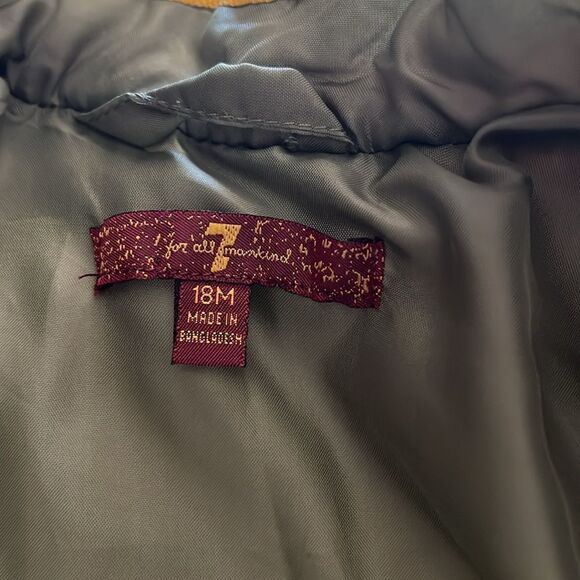 7 For All Mankind Camo Sherpa Coat 18M - Picture 7 of 8